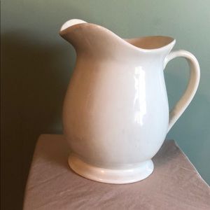 Vintage JC Penny fire glazed ceramic pitcher
